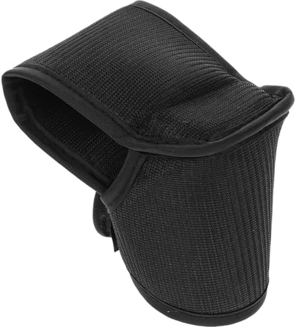 SOPOTUTU Protectora para Manillar de Bicicleta Infantil Cubierta Antigolpes Desmontable para Patinete y Bicicleta de Protección de Segura y Diseño Decorativo Negro