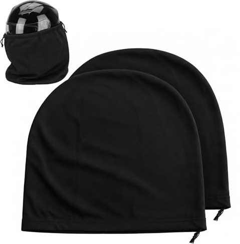 ZXNJA 2 Pièces Sac Casque Moto 47 X 43 Cm, Sacs De Casque De Moto, Sac De Rangement À Cordon pour Casques De Moto, Casques De Ski, Casques De Vélo, Casques De Fitness Et Ballons De Basket (Noir)