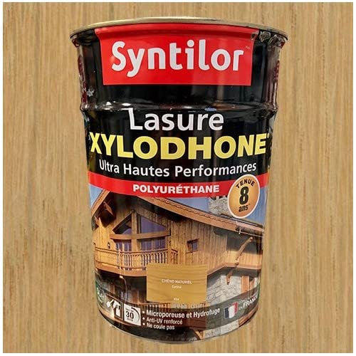 Syntilor - Lasure Xylodhone® Ultra Hautes Performances 8 Ans Chêne Naturel Satiné 5L+20%