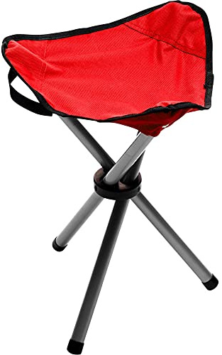 Tripod Camping Stool Fishing Stool Camping Chair Outdoor Camping Stool Folding Chair Practical Folding Stool with Carry Strap and Carry Bag Ideal for On the Go