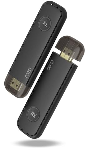 Wireless HDMI Transmitter and Receiver 5G 1080P, TIMBOOTECH Kabellos HDMI Funkübertragung Sender Empfänger, Audio Video von Laptop/TV Box/Kamera/PS zu HDTV/Monitor/Beamer 165FT