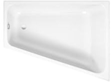 Bañera de esquina BetteSpace L, 170x130cm, 1142, 1 respaldo inclinado, blanco, montaje a la derecha, 1142-000AS, Color: blanco brillante