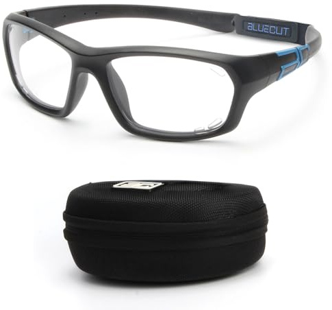 BLUE CUT Sports Protection Goggles, Photochromic Lenses Safety Glasses for Basketball, Pickleball Indoor Outdoor Sports