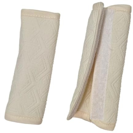 Funda protectora para cinturón de cochecito, almohadilla de protección para cinturón de seguridad, almohadilla para correa de hombro, almohadillas de punto transpirable para cochecitos