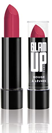 Glam'Up Paris - Rouge à Lèvres Onctueux et Hydratant - Texture Douce et Fondante - Couleur Lumineuse et Intense - N°16 - Bordeaux Charme
