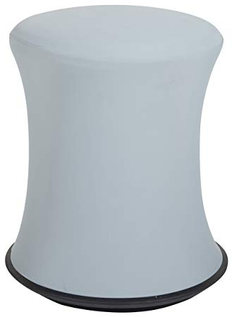 Office Star Active - Sgabello con seduta regolabile, altezza 45,7 - 66,7 cm, design oscillante a 360 gradi, con base antiscivolo, colore: grigio