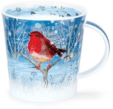 Dunoon muggar Cairngorm månsken julmugg - Robin (CA-MOOL-RO)