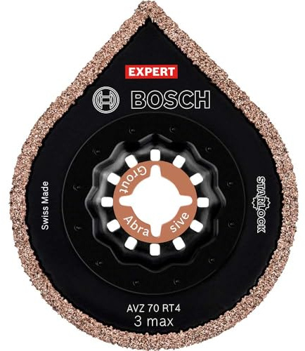 Bosch Professional Expert AVZ 70 RT4 Schleif- und Fugenmörtel, oszillierendes Multifunktionswerkzeug, 70 mm, 10 Stück