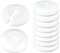 10 Stück Heizungsrohr Rosette Rohrabdeckung, Rohrabdeckungen Heizkörper Weiß, Abdeckung für 10-25mm Durchmesser Rohre Abdeckung, für Heizungsrohre, Warm und Kaltwasserrohre, Abflussrohre