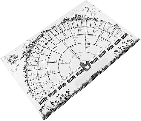 HOODANCOS Familiengeneration Genealogie Poster 40x60cm Aus Strapazierfähigem Canvas Leinwand Ausfüllbares Personalisierbares Ahnendiagramm Für Wohn Und Arbeitszimmer Wohndeko