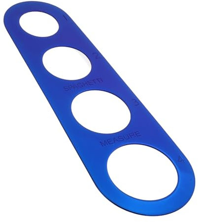 BUGUUYO Medidor de Porciones de Espaguetis de Acero Inoxidable, Diseño de 4 Agujeros, Fácil de Usar para Cocina Doméstica