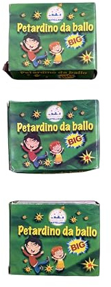 3 X Castellana Petardino da Ballo Big, Pop Pop, Età 14+, Categoria F1, 75 Pezzi !!