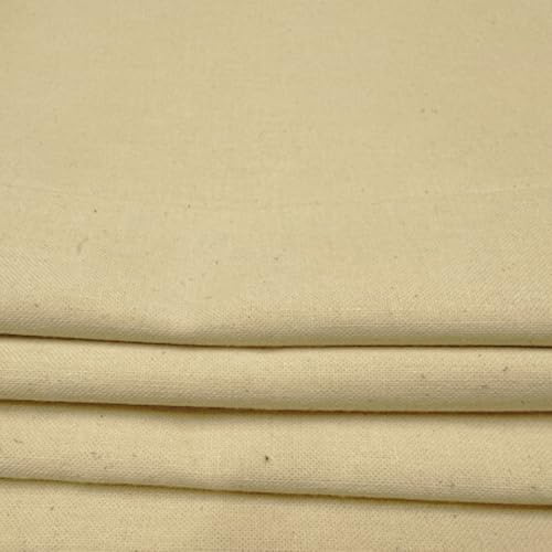 100% Cotton Natural Calico Unbleached Craft Fabric - Medium Weight - 160CM Extra Wide (1 Metre)