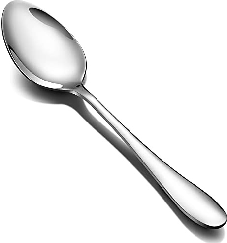 Aebeky 12-Piece Stainless Steel Dinner Spoon,Large Tablespoons,8-Inches (12-Piece)