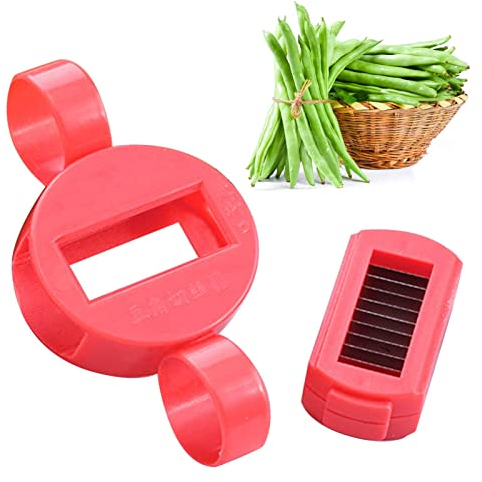Affettatrice per fagioli,Taglierina per fagioli in stile francese | Lame in acciaio inox Green Runner Bean Verdure Slicer Cutter Remover Peeler per Snow Beans Hyacinth Beans Dirfuny