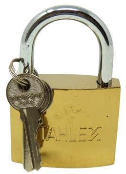 Cadenas 63 mm - Serrure robuste et sécurisée. Idéal pour les sacs, armoires, portails et plus encore. Sécurité fiable - Installation facile