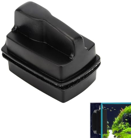 Magnete per acquario, detergente per parabrezza, magnete per acquario, spazzola magnetica per acquario, accessorio per acquario di 0,5 cm di spessore
