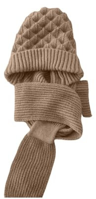 Qixiu schals für Damen,Warmer schal Damen weich,Poncho Wolle,trachtentuch Damen,mütze mit schal in einem,warme Handschuhe,Damen Kaschmir schal,mütze schal Set Damen,Warmer