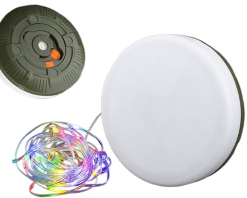 Campingljusslingor, vattentäta LED-bärbara USB-lampor, 6,54 x 1,73 x 6,54 tum, mångsidig belysning, kompakt design, utomhusvandringsutrustning, för tält, hem, trädgårdsdekoration