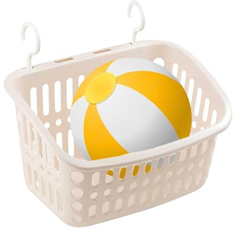 Cesto stoccaggio laterale della piscina | Caddy della doccia in plastica sospesa | Organizzatore stoccaggio piscina portatile | Accessori piscine per cestini a bordo piscina per giardino e bagni