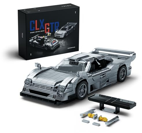 Nifeliz CLX Rennwagen Modellbausatz Klemmbausteine, Auto-Modellbausatz für Zuhause oder Bürodekoration, Geschenk für Erwachsene Rennsportfans (1.587 Teile, NF10358)