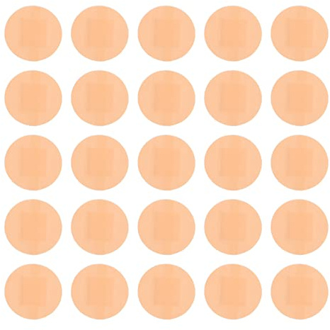 BCOATH 200 Parches Adhesivos Redondos para Heridas, Mini Vendajes Impermeables y Transpirables, 2 Cajas de 100 Unidades, Apósitos Circulares para Cuidado y Protección Piel