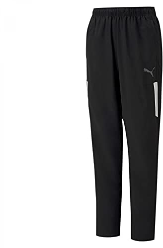 PUMA Mixte enfant Teamliga Sideline Jr Pantalons, Puma Black-puma White, 152 EU