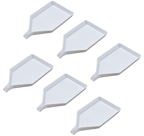 NITAIUN 6 bandejas de pintura de diamantes de imitación, bandejas de clasificación de cuentas de plástico, caja de almacenamiento para pintura de diamantes de imitación y accesorios (6 piezas)
