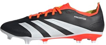 adidas Unisex adulto Predator League Firm Ground Football Boots, Core Black / Cloud White / Solar Red, 41 1/3 EU