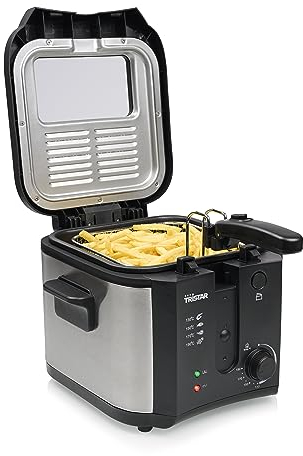 Friteuse Tristar - Volume 2,5 L - Poignée pliable - Poignées Cool-Touch - 1600 W - FR-6878