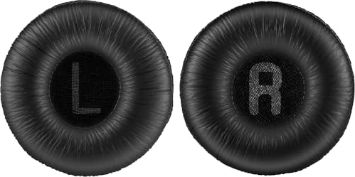 Yizhet Almohadilla Auriculares Compatible con JBL Tune 510BT 500BT 450BT 520BT JR300BT 310BT T510BT T500BT T450BT T520BT Almohadillas Cascos de Repuesto en Cuero Proteico y Espuma, Negro