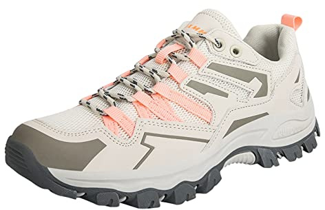 Zapatos deportivos transpirables para caminar diarios, zapatos deportivos para mujer, primavera, invierno, al aire libre, montañismo, correr, fitness, ocio, zapatos deportivos, zapatos amarillos para