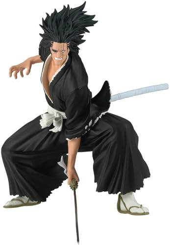 Banpresto Kenpachi Zaraki Bleach Figurine d'action Vibration Stars 13 cm BP89808P Multicolore Figurine à Collectionner Idéal pour Les Fans d'Anime