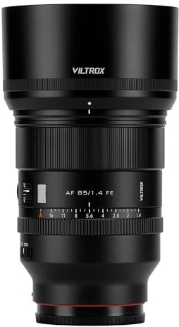 VILTROX 85mm F1.4 Pro FE, AF Full Frame Lens for Sony e Mount, Telephoto Auto Focus Prime Portrait Lens for Sony a7Ⅳ a93 a7SⅢ a7Ⅲ a6600 ZV-E10 a5000 FX30 a9 ZV-E10II