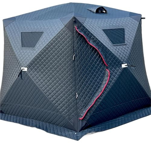 Ice Fishing Tent Ice Fishing Tent Winter Outdoor Camping Insulated Thicken Quick Set Up Windproof For 5-8 People