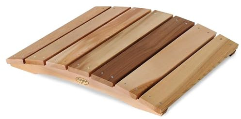 All Things Cedar FB24 - Puente de jardín | Puente de madera duradero de 2 pies para jardín, patios traseros y arroyos | Fácil montaje y madera de cedro de origen sostenible | 27.5 x 24 x 4 pulgadas