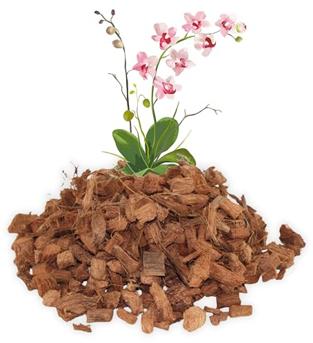 ProFlora® Orchideenerde - Biologisch abbaubares, torffreies Orchideensubstrat aus Kokoschips (5 Liter)