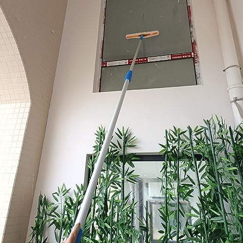 Limpiacristales Kit Profesional De Limpieza De Cristales, Escobilla De Goma Y Limpiacristales De Microfibra con Palo Telescópico, Equipo De Lavado 2 En 1 para Ventana Alta Interior Exterior (Size : 3