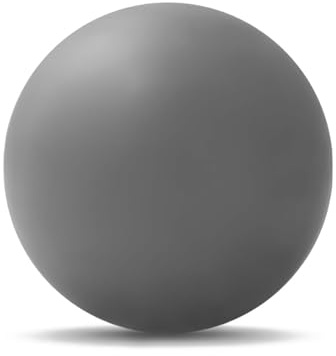 WOVTE Massage Lacrosse Ball for Myofascial Release, Foot, Back, Trigger Point Treatment Ball, Muscle Knot, Yoga (Grey)