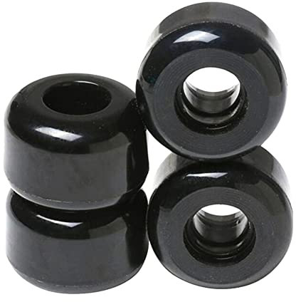 Tsudoku 4Pcs/Set Skateboard Longboard Wheel 54mmx36mm 82A Wheel Stunt Skateboards Downspeed PU Wheel,Black