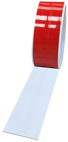 IGTOPS PVC Selbstklebend Abdeckleiste Übergangsprofil Wasserdicht Selbstklebend Breit Vinyl Übergang Sschiene,Boden-Leiste Zum Vinyl Übergangs-für Fußböden,Ungelochte Abdeckleiste (White, 2m*5cm)