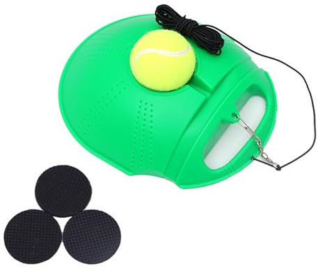 MEAKTSMI Solos Tennis-Trainer, tragbar, Tennis-Übungsausrüstung, Rebounder, Tennistrainer mit Schnur