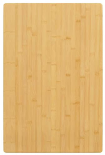 WSJHUHK Hembordstillbehör, bordsskivor, bordsskiva 40 x 60 x 4 cm bambu