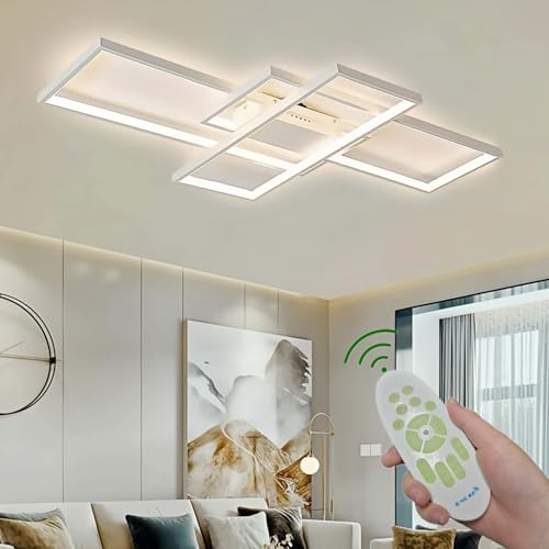 Lumbryzn Plafoniera LED Soffitto Moderna Dimmerabile, Lampada da Salotto e Camera da Letto, Luce da Soffitto LED per Cucina, Ufficio e Soggiorno Decorativo