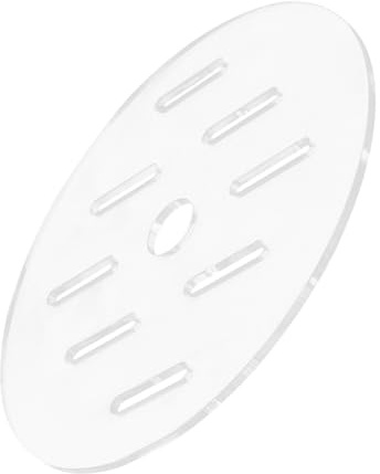 LOLIPPYY Acryl Aquarium Abdeckung Rundes Anti Sprung Schutzdeckel für Fisch Schildkrötentanks Atmungsaktive Einfache Anbringung Vielseitiges Zubehör für Fischbecken