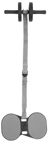 CHICIRIS Rouleau de Roue Abdominale, Rouleau Abdominal à Résilience Automatique à Double Roue avec Genouillère, Entraîneur de Base Efficace pour une Utilisation en Salle de Sport à Domicile