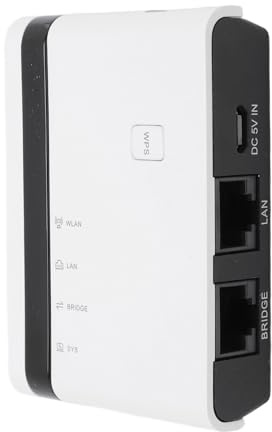 YUEHISY Print Server, Wireless Print Server, USB, Trådlös Trådlös Skrivarserver (eu) | Dela 4 skrivare, trådbundna trådlösa fristående lägen, webbhantering, 480 Mbps USB 2.0, 100 Mbps LAN
