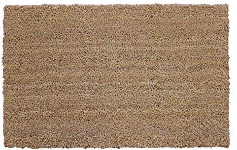 Douceur d'Intérieur, Paillasson Rectangle (40 x 60 cm) Paco Naturel, Coco Uni