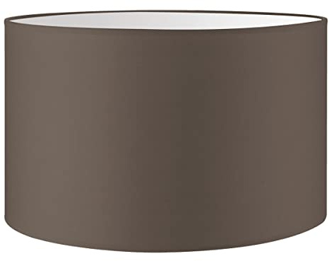 Home Sweet Home Moderner Lampenschirm Bling | Zylinder |35/35/21cm | Taupe | Stoff-Lampenschirm aus Baumwolle | für E27 Lampenfassung | RoHS-geprüft | geeignet für Stehleuchte