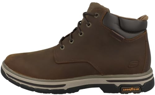 Skechers Herren Segment 2.0 Brogden Chukka-Stiefel, Desert Leather, 44 EU